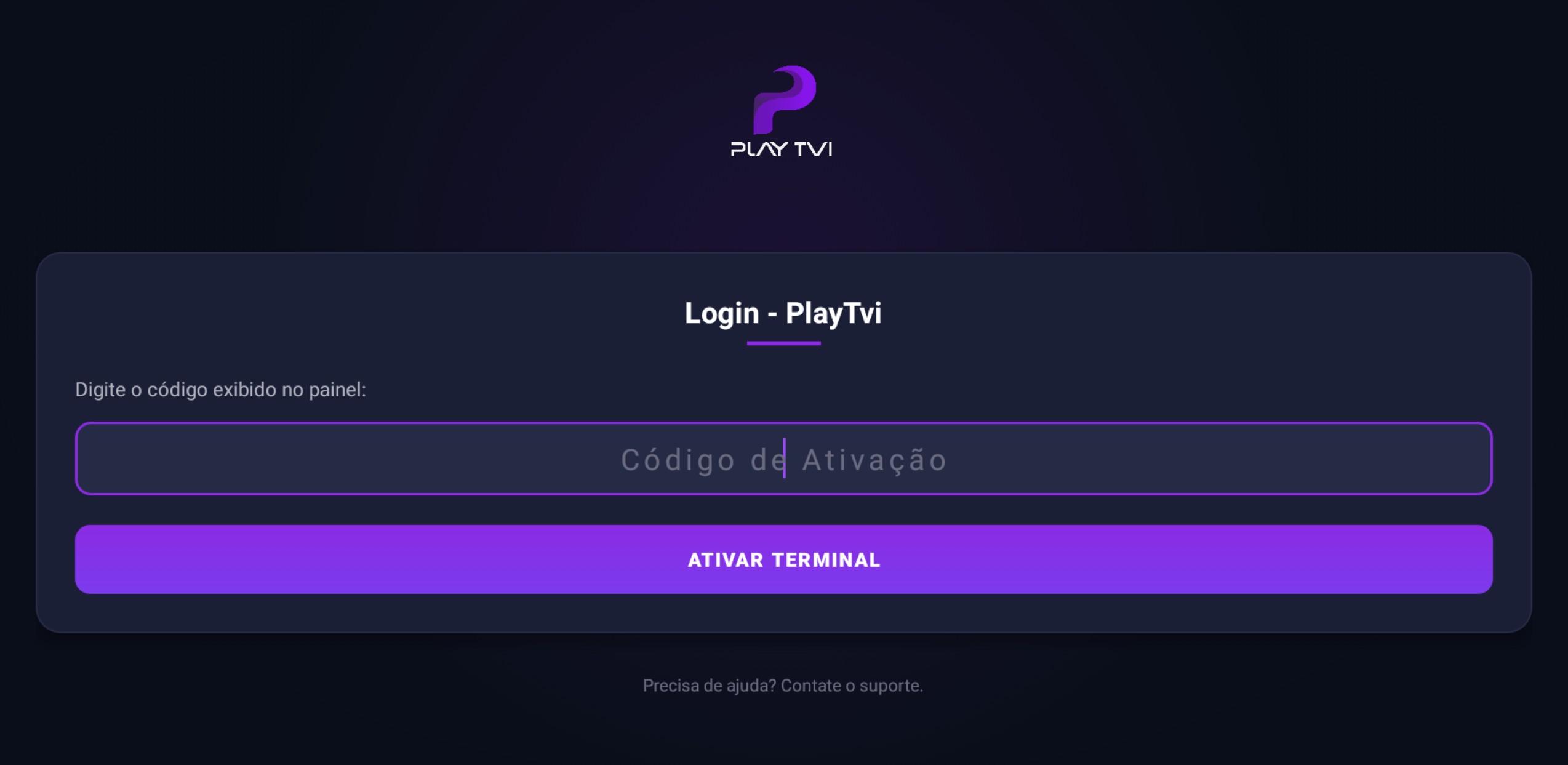 App Android para digital signage - player de mídia indoor PlayTVi para TV Box